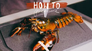 HOW TO HANDLE LIVE LOBSTER | HOW TO KILL LOBSTER | LOBSTER PREPARATION