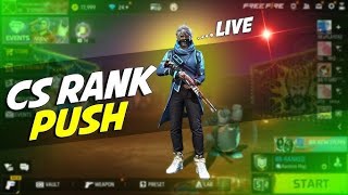 CS Rank Push Live in Free fire 🔥 #fflive #freefire