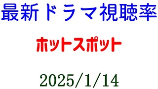 ホットスポット 高視聴率！視聴率速報☆2025年1月14日付