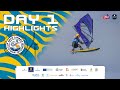 HIGHLIGHTS from Day 1 at the Gran Canaria GLORIA Windsurf World Cup | PWA World Tour