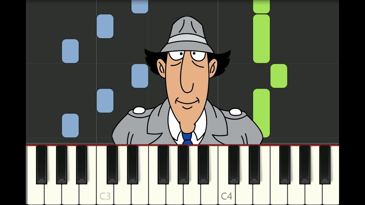 Easy Piano Tutorial Inspector Gadget With Free Sheet Music Chords