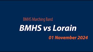 BMHS Berea-Midpark High School Titan Marching Band at Lorain vs Lorain Nov 1, 2024