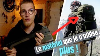 LE MATÉRIEL QUE JE NE PRENDS PLUS DANS MON SAC ! | BUSHCRAFT TREK RANDONNÉE ...