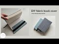 DIY fabric book cover | How to make fabric journal book cover