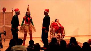 Santa With Christmas Play by Al Harah Theatre at Bethlehem Peace Center