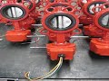 dn200 di 316 wafer butterfly valve with gear 3