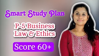 How to Score 60+ in Business Laws & Ethics- June 2024 CMA Inter Exam