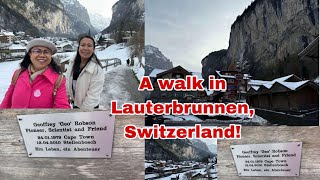 A walk in Lauterbrunnen, Switzerland!