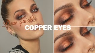 Done Quick - Copper Eyes - Linda Hallberg makeup tutorials