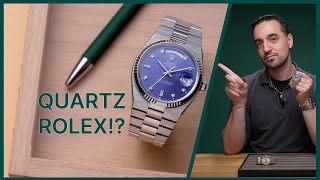 A Quartz Rolex worth 2x a vintage Day-Date? Rolex Oysterquartz Day-Date and Datejust Explained