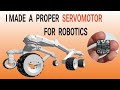 Hobby Servomotors Could Be Much Better