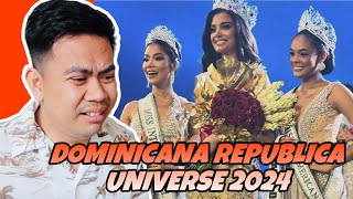 ATEBANG REACTION | DOMINICANA REPUBLICA UNIVERSO 2024 CROWNING MOMENT #missunive