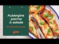 Recette d'Aubergine parma & salade