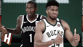 Brooklyn Nets vs Milwaukee Bucks - Full Game Highlights | August 4, 2020 | 2019-20 NBA Season