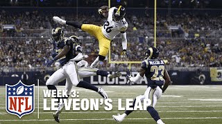 Le'Veon Bell Hurdles Rams Defenders | Steelers vs. Rams | NFL