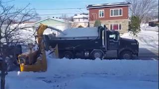 opération déneigement au Québec 10 janvier 2018