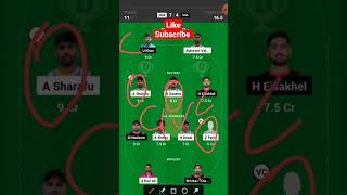 EMB vs SHA dream11 prediction,sha vs EMB dream11 prediction, #t10 #viral #shorts