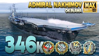 Aircraft Carrier Admiral Nakhimov: Exciting game on map Okinawa - World of Warships