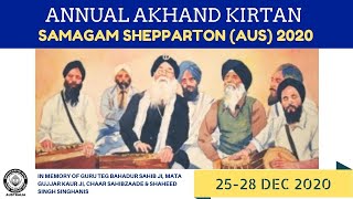 Annual Shepperton Akhand Keertan Smaagam (AKJ.Org) Morning Diwan 26th Dec 2020