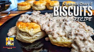 Country Style Sausage and Gravy | Biscuits and Gravy