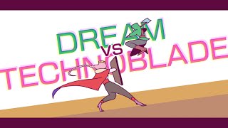 Dream vs Technoblade Animation