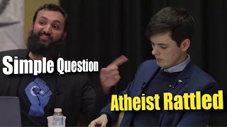 **Must Watch!!** Atheist Apologist Rattled by Simple Question