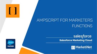 AMPscript Course for Marketers - Functions (Format, Concat, Propercase...) - Chapter 3