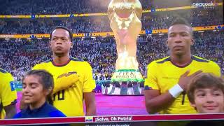 National Anthem of Ecuador Himno Del Ecuador FIFA World Cup 2022 Opening Game Ecuador Wins 2 - 0