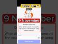 Time Farm Answer Today 9 November | Time Farm Oracle Of Time 9 November