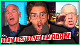 Norman Finkelstein vs Alan Dershowitz DEBATE REMATCH | Hasanabi Reacts to Piers Morgan Uncensored
