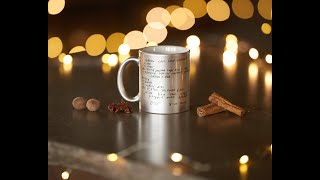 Mug With a Handwritten Recipe from The Recipe Preserve