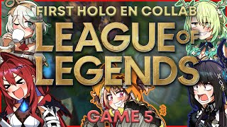 【 GAME 5 All Highlights 】 First League of Legends HOLO EN Collab 【GIGI MURIN POV】