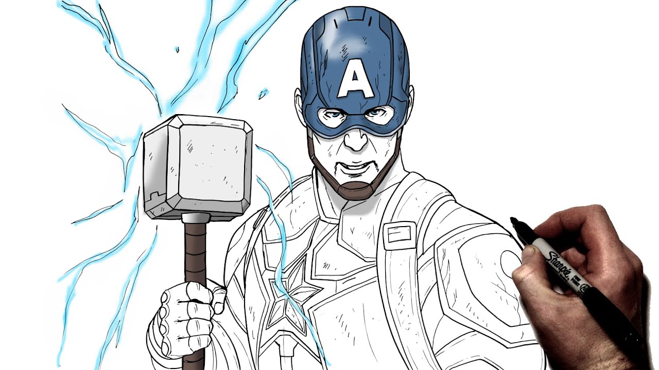 The Avengers Drawing Tutorial Step By Step Marvel Step By Step How To