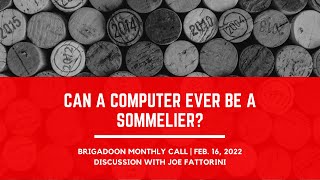 Can a computer ever be a sommelier?