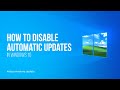 How to Stop/Disable windows update in Everyway Permanently