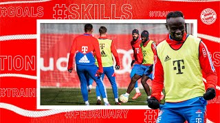 Mané, Musiala & Choupo-Moting - Skills, Goals + Fun | Best of FC Bayern training in February