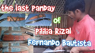 Panday of Pililia Rizal maker of itak pililia