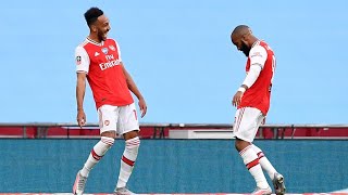 Double Goal Aubameyang 2 0 / Arsenal vs Manchester City 18.07.2020 / FA Cup 19/20 / All goals / EPL
