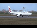 New SRI LANKAN A320neo - Takeoff & Landing at Airbus Plant Hamburg