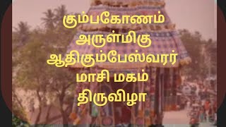 கும்பகோணம் மாசிமகம் திருவிழா | Maasi magam #trending #Kumbakonam #shiv festival