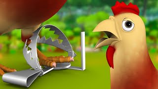 The Goat and The Hen Telugu Story మేక మరియు కోడి నీతి కధ 3D Animated Kids Moral Fairy Tales Stories