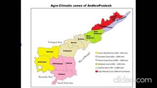 Andhra Pradesh’s six agroclimatic zones for APPSC Gropu-2 @News and Education and music