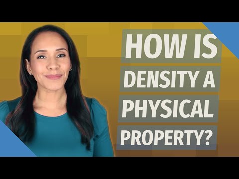 Is density a physical property and why?