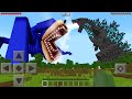 I Found NEW SHIN SONIC vs GODZILLA in Minecraft Pocket Edition...