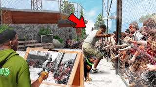 Franklin Uses Magical Painting To Survive Zombie Apocalypse In Gta 5 Telugu | #gta5