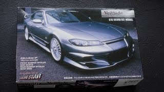 Fujimi 1/24 Veilside Nissan Silvia S15 Model Kit Unboxing and Review