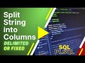 How to Split Delimited or Fixed Width String into Columns in Oracle | SQL Tricky Interview Questions