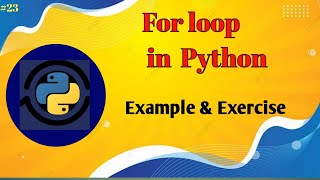 For loop in Python #23 |Python for Beginners| Python for Data Science| CreativeDS|M &AI