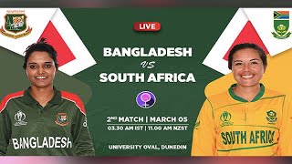 Bangladesh Women vs South Africa Women, 2nd Match - Live