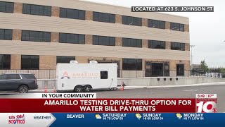 Amarillo to test drive-thru option for water bill payments